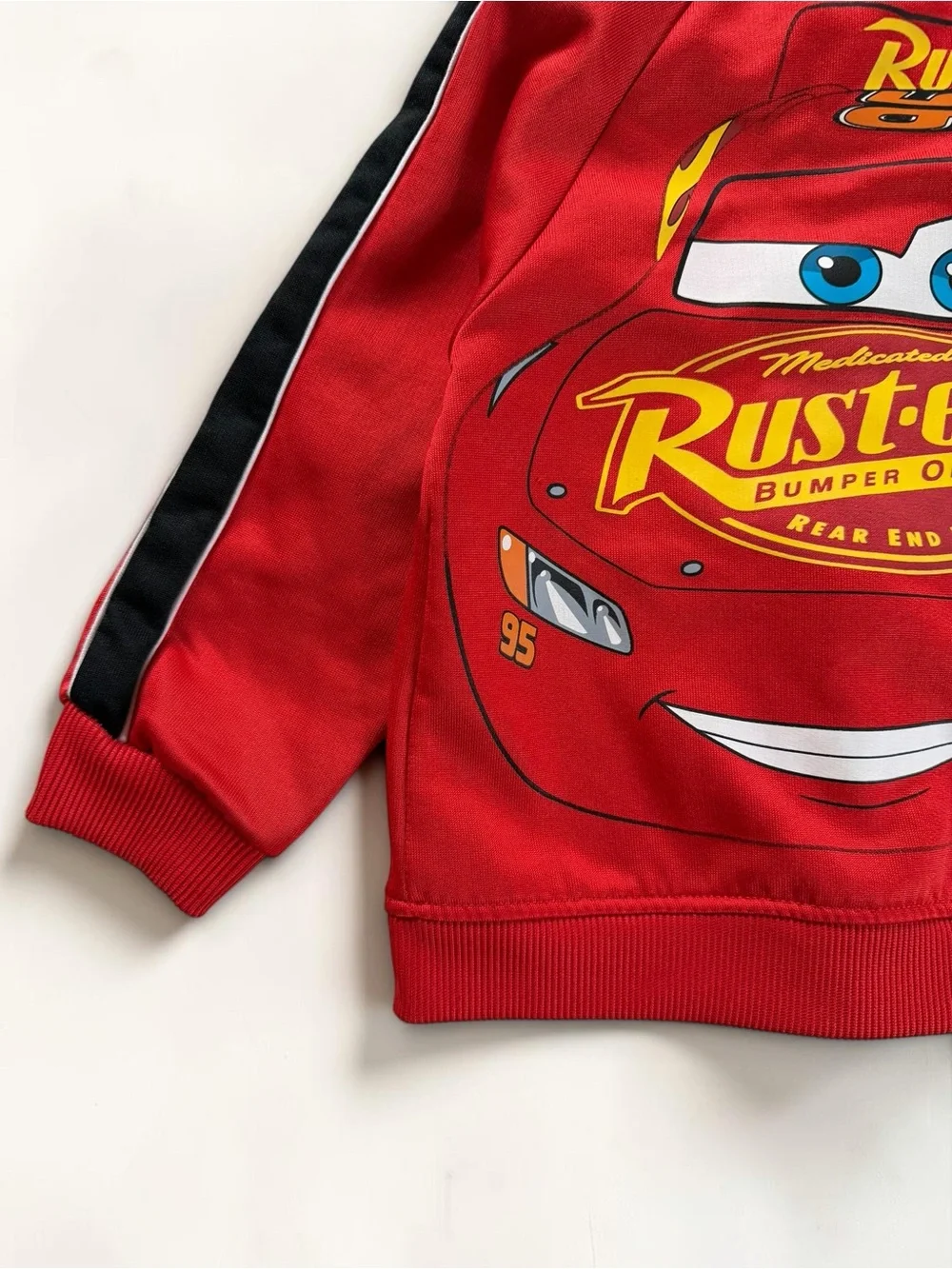 DISNEY PIXAR EUC Cars Lightening McQueen 2PC Track Suit